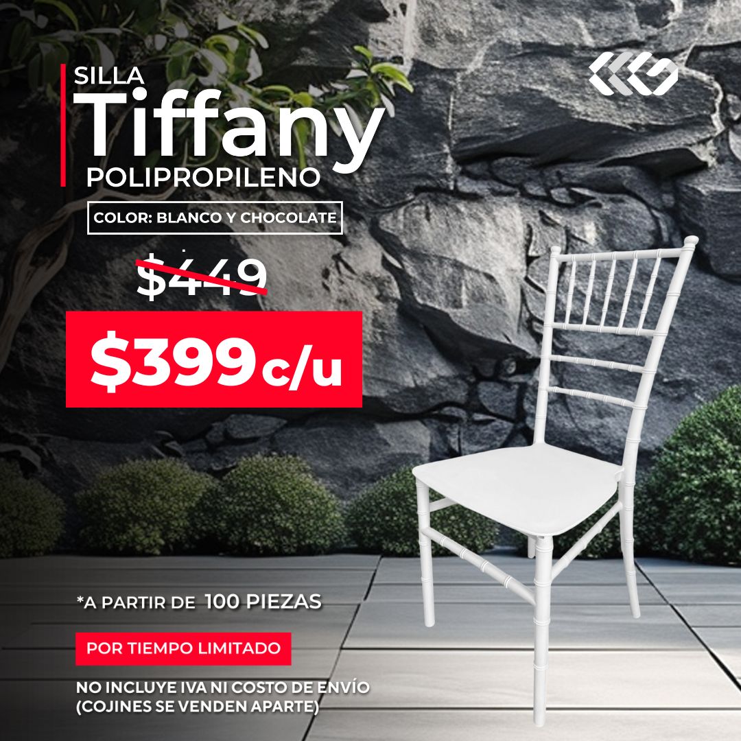 Silla tiffany blanca