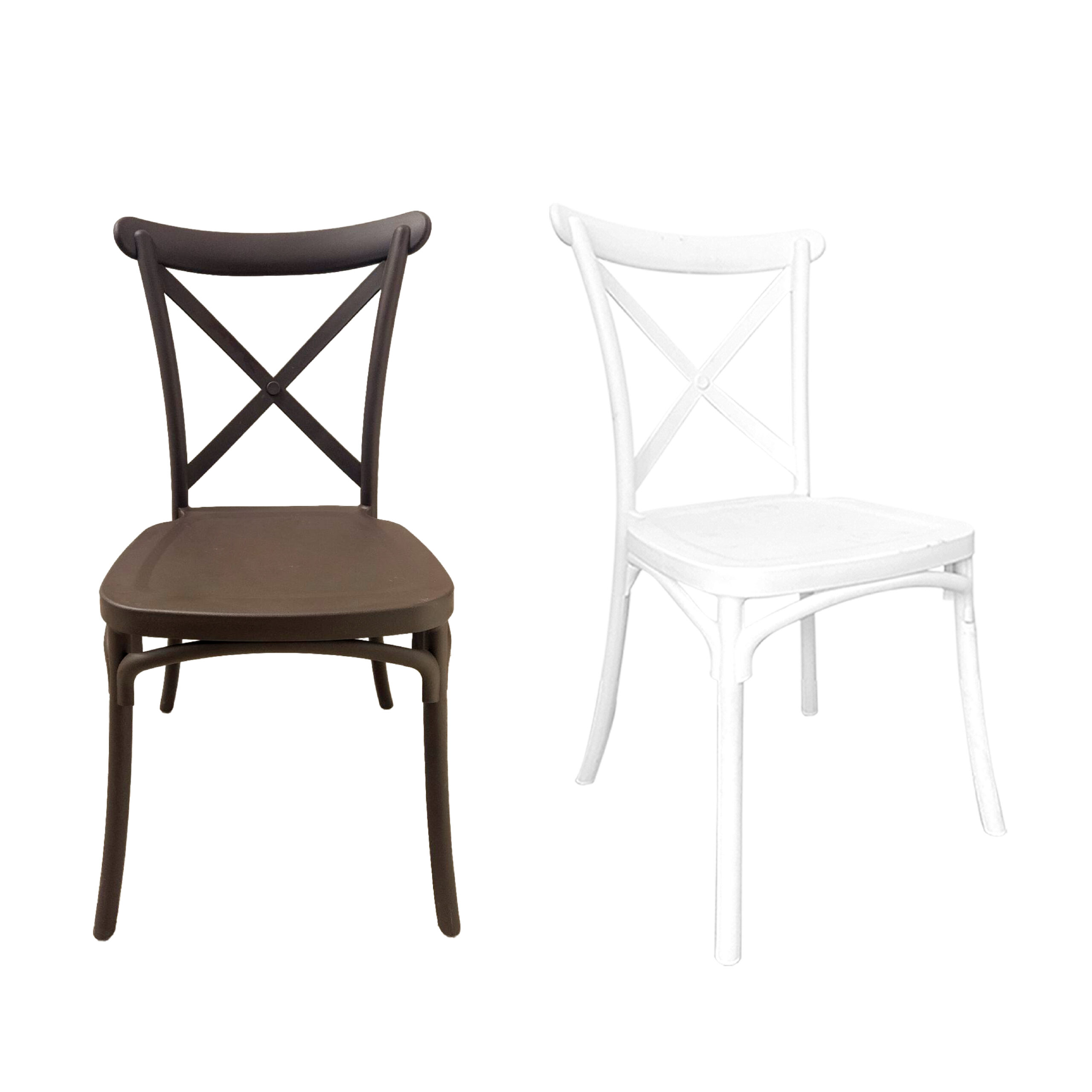 Sillas crossback polipropileno