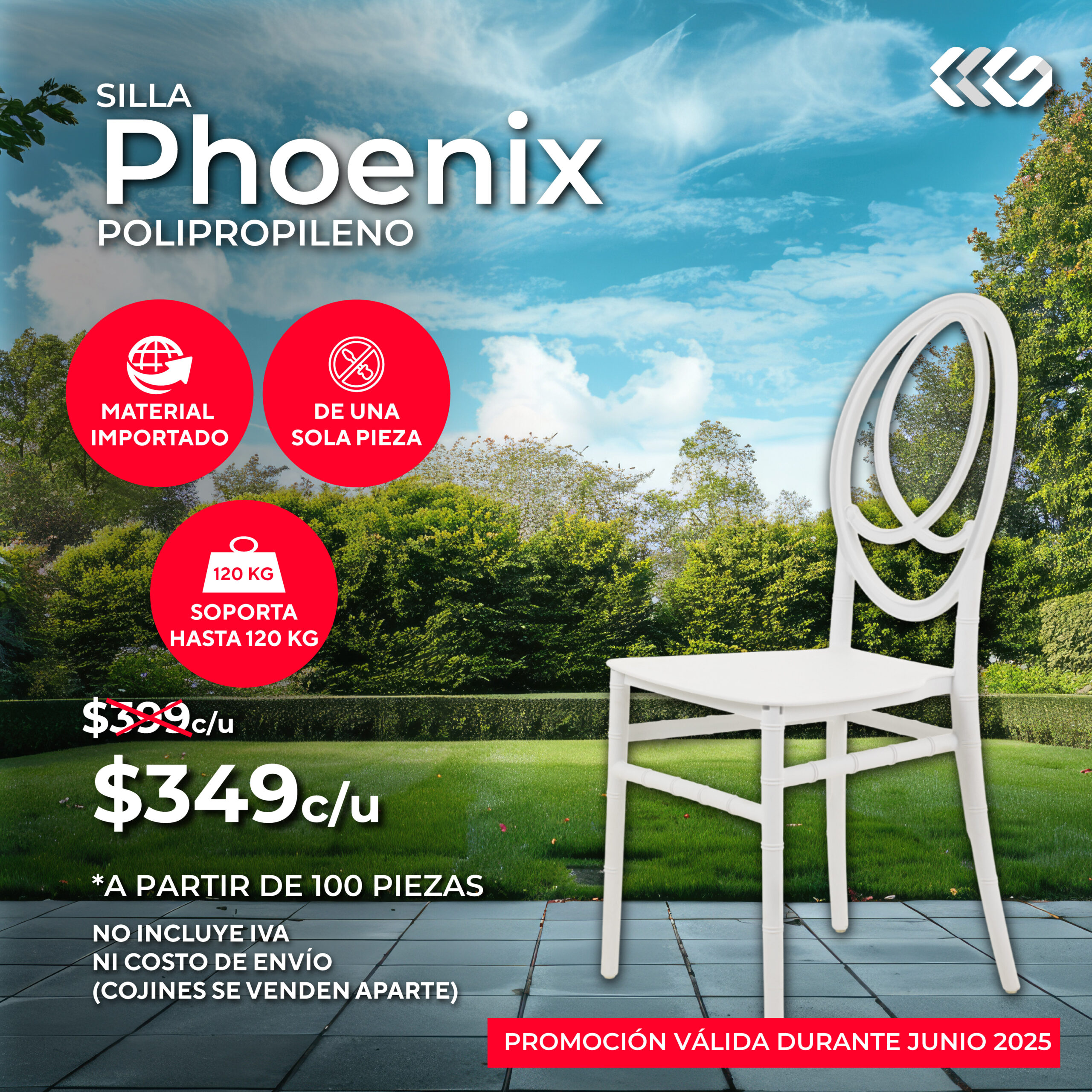 Silla Phoenix Blanca