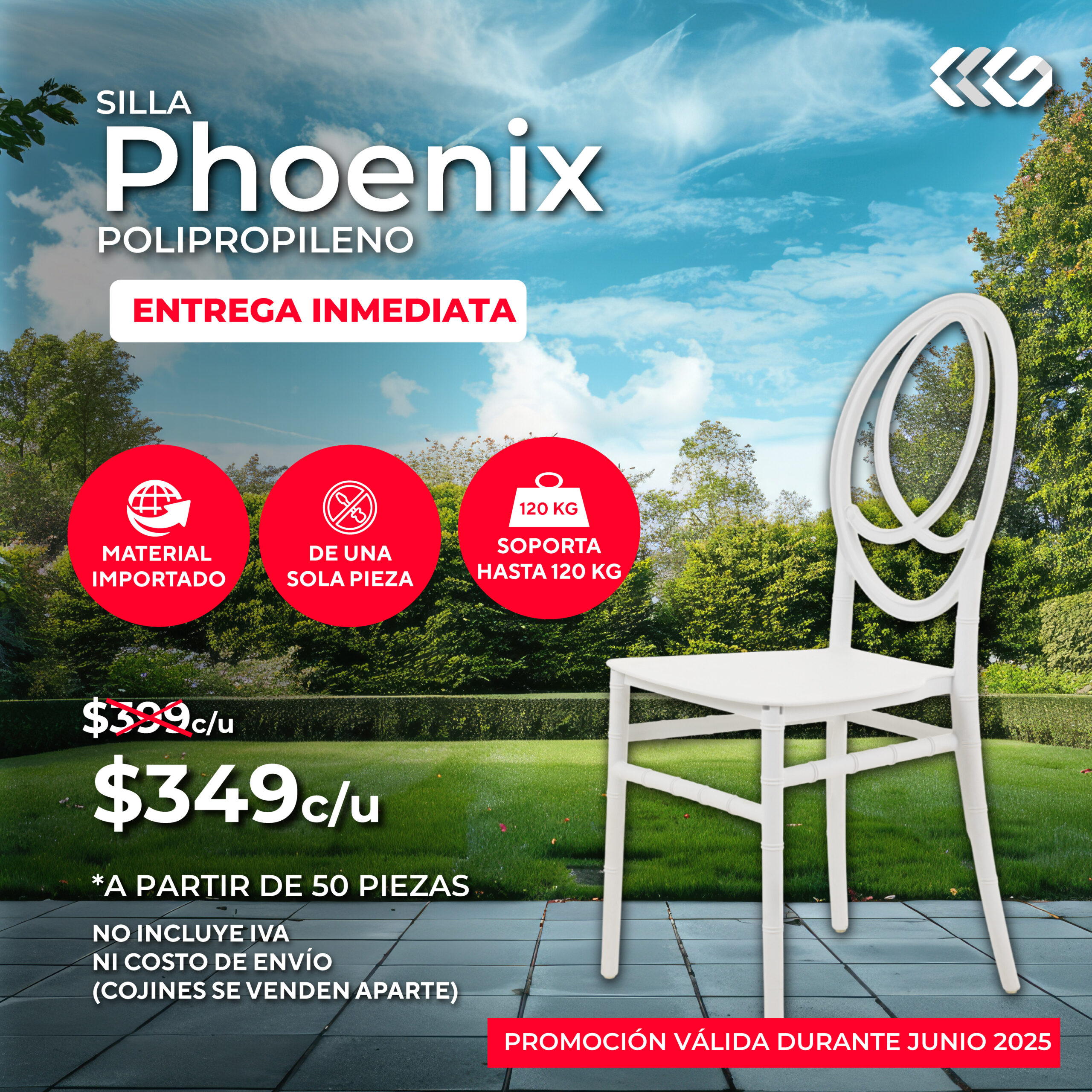 Silla Phoenix Polipropileno