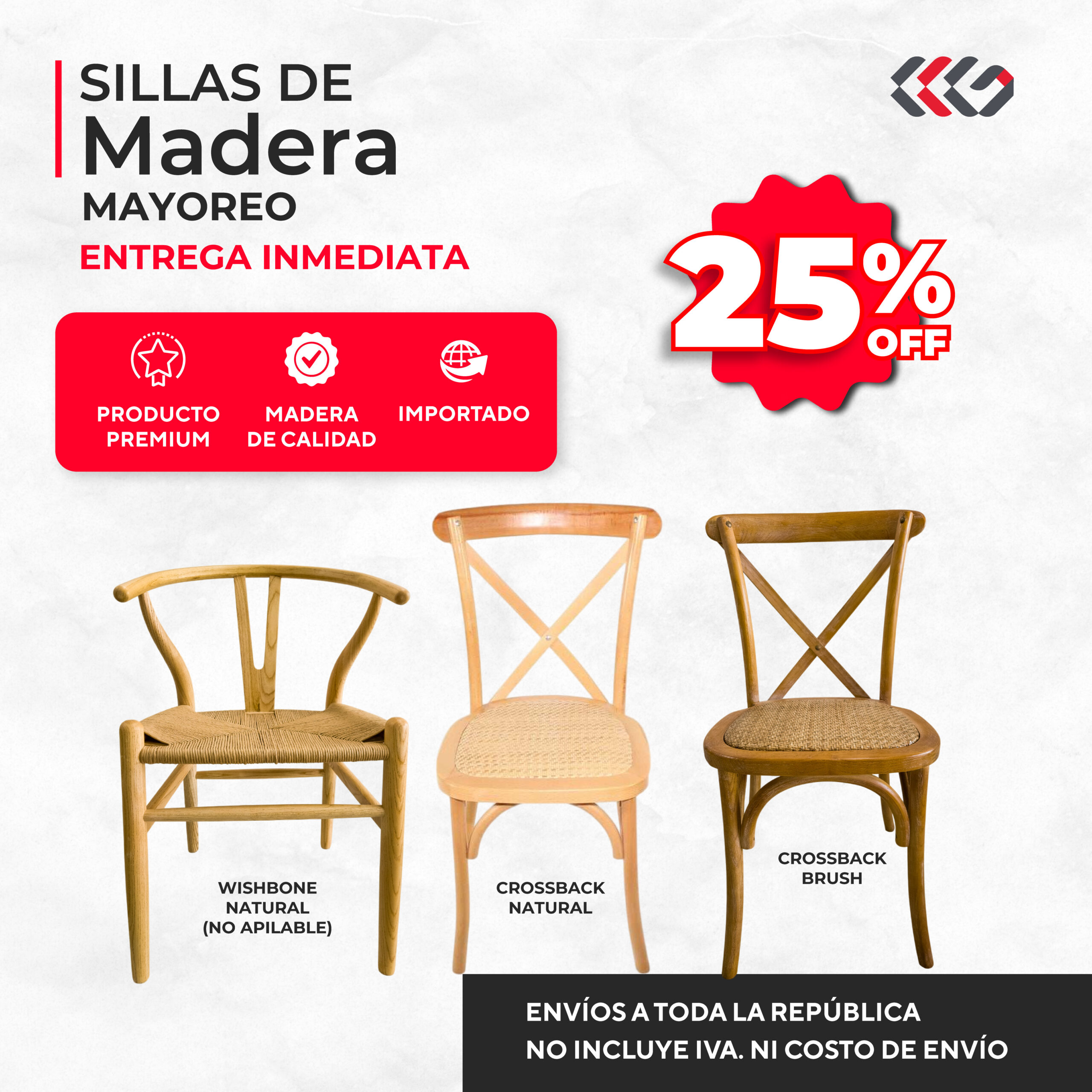 Sillas de madera