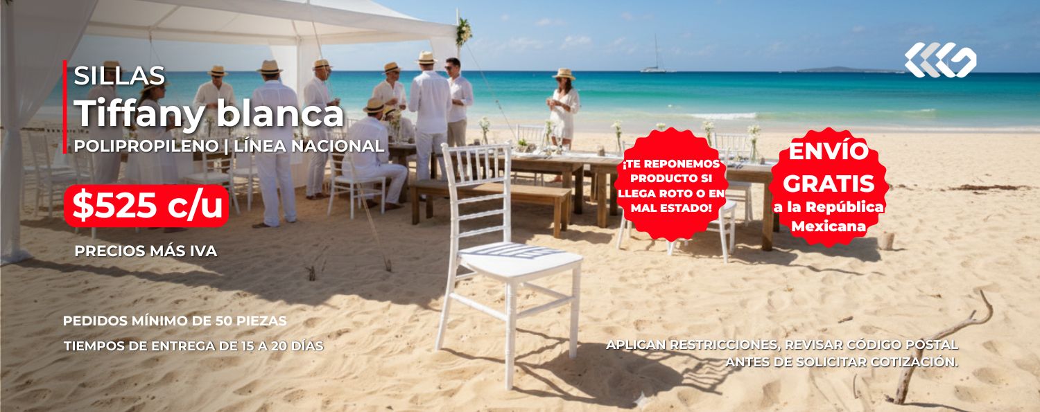 SILLAS TIFFANY POLIPROPILENO NACIONALES