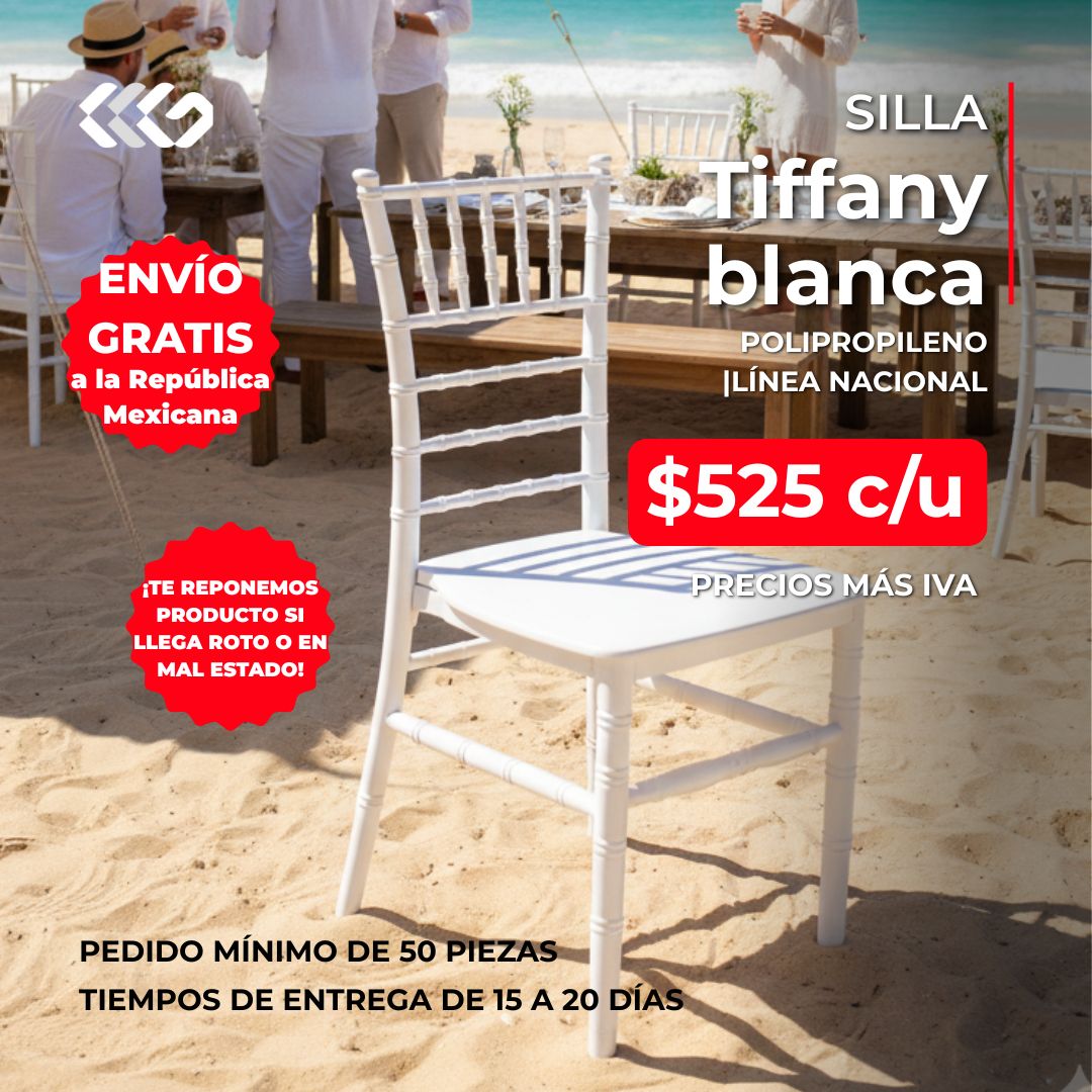 SILLA TIFFANY BLANCA